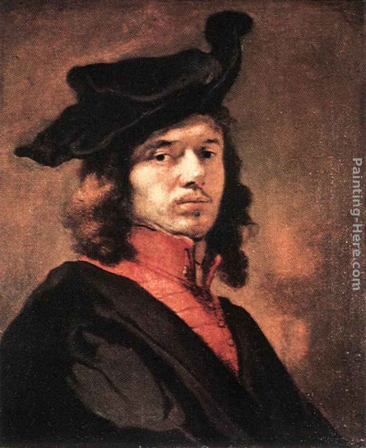 Self-Portrait painting - Carel Fabritius Self-Portrait art painting